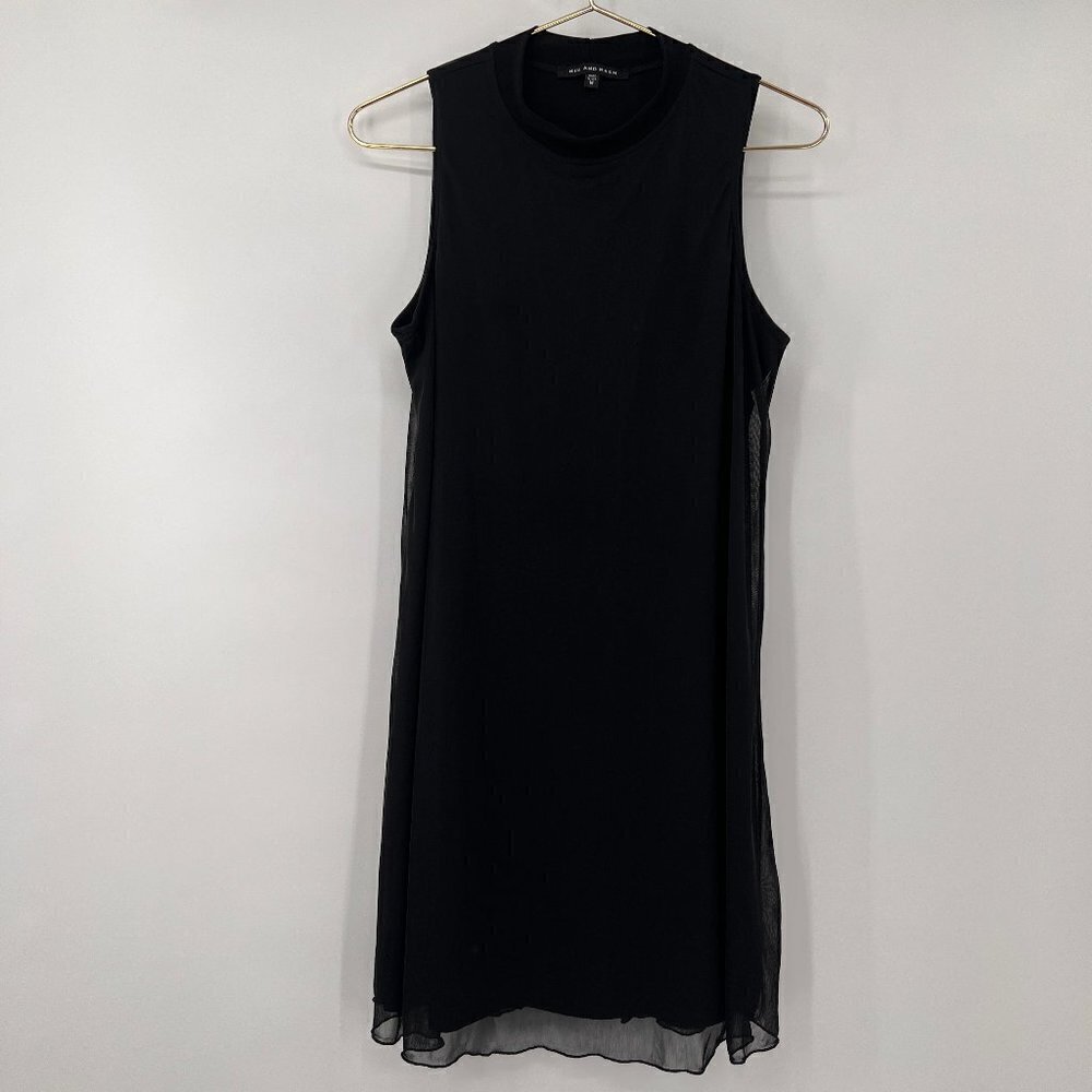 Nik And Nash Sleeveless Black Midi Dress